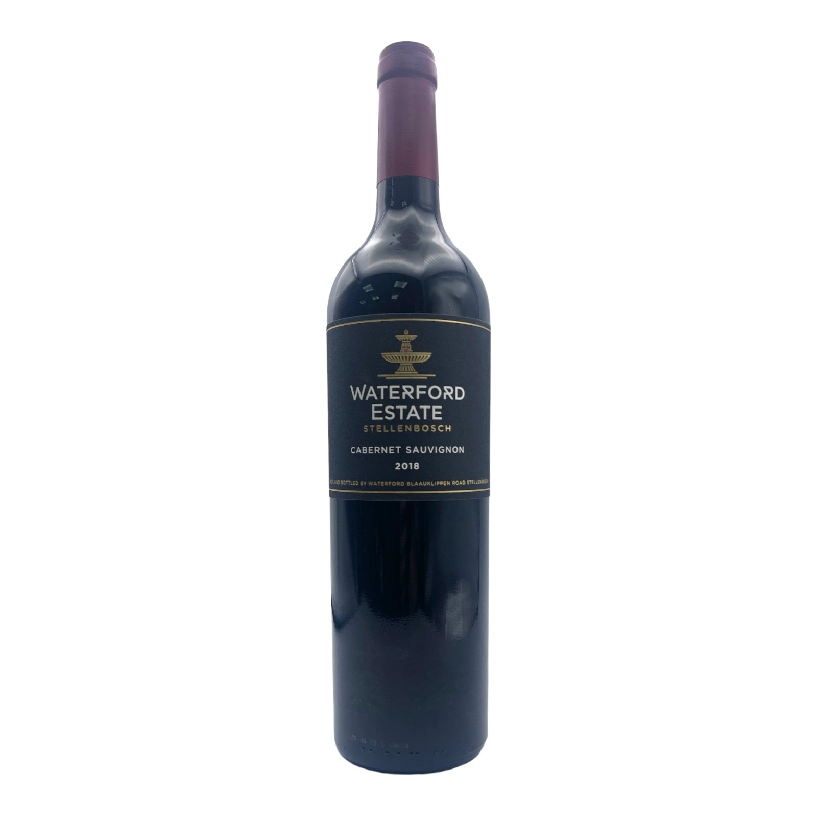 WATERFORD ESTATE Cabernet Sauvignon 'Single Vineyard' - Stellenbosch 2018 Bottle/nc - VGN/VEG Image