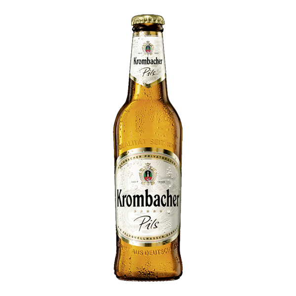 KROMBACHER Pils (Pilsner) CASE x 24 Bottles (330ml) 4.8%abv bbe05/26 Image