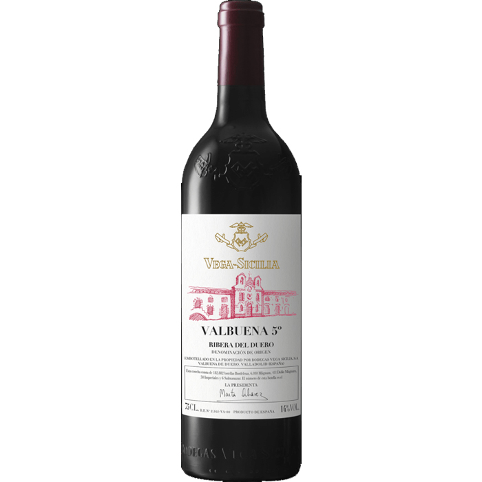 BODEGAS Y VINEDOS VEGA SICILIA Tinto Valbuena 5 - Ribera del Duero 2020 Bottle NO DISCOUNT Image