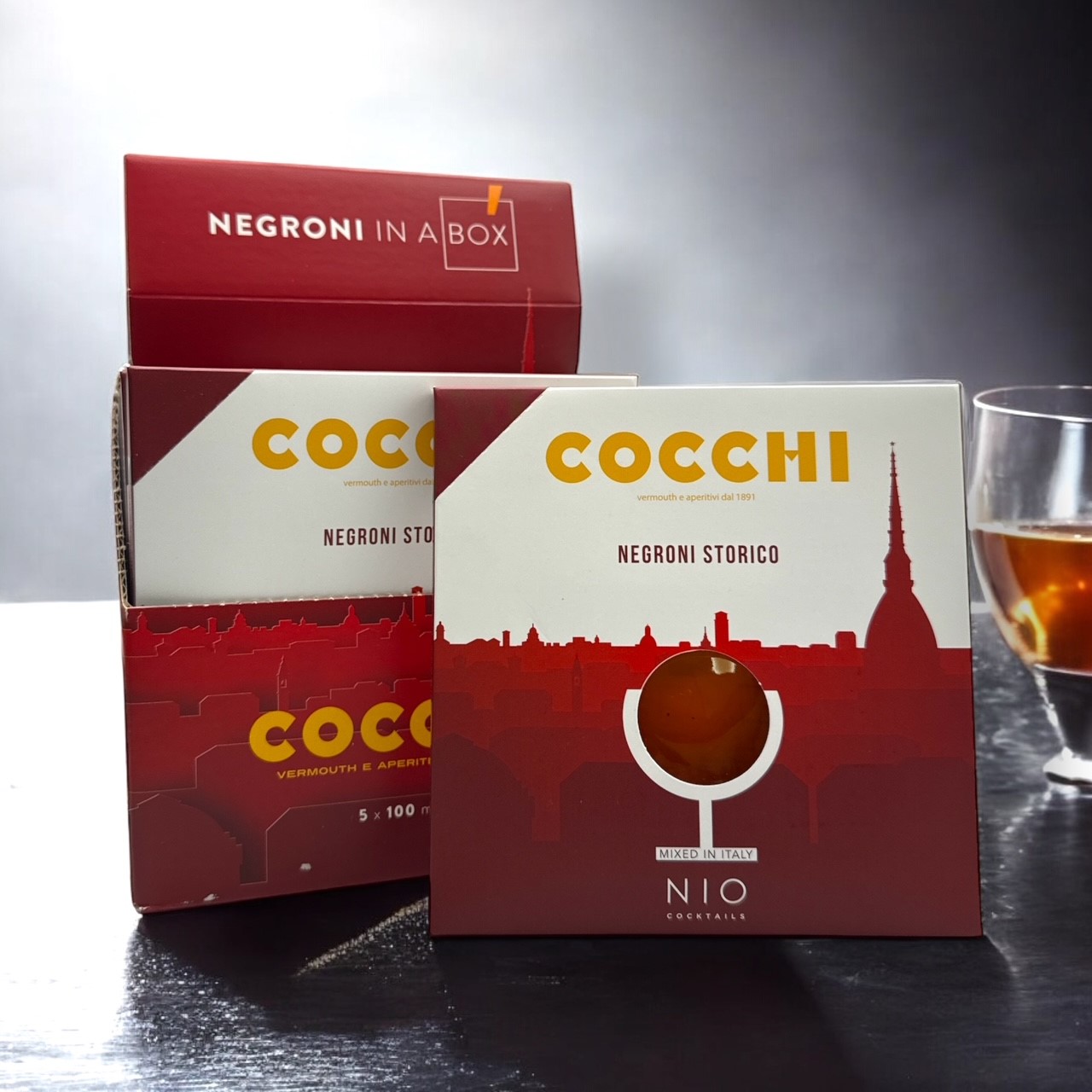 COCCHI 'Negroni in a Box' Ready-to-Pour Negroni EACH (10cl) 20.6%abv Image