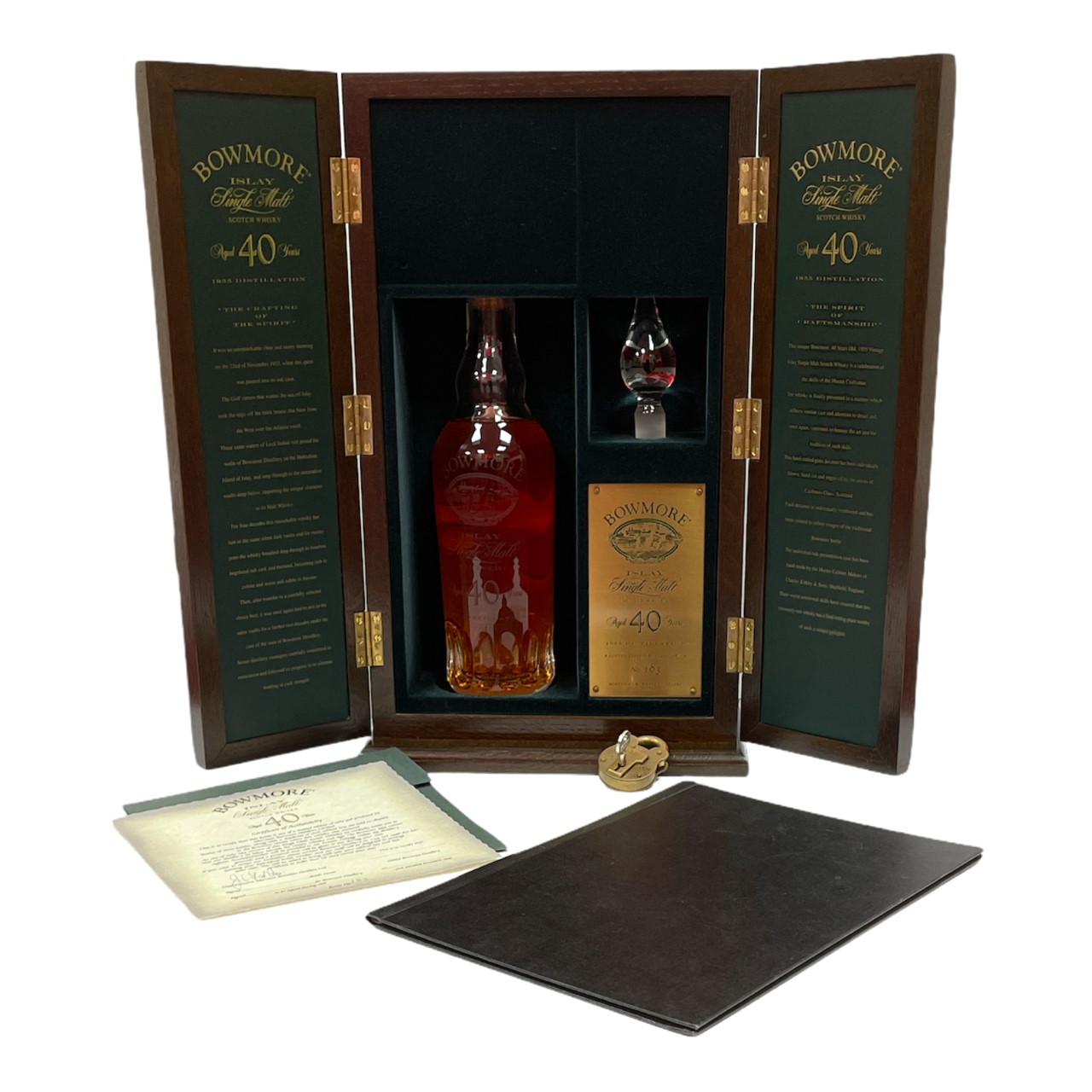 BOWMORE 40 Year Old (Distilled in 1955) Islay Malt Bottle - NO DISCOUNT Image