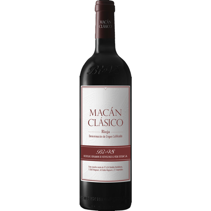 BENJAMIN DE ROTHSCHILD & VEGA SICILIA Rioja DOCa Macan Clasico 2020 MAGNUM (Tempranillo) Image