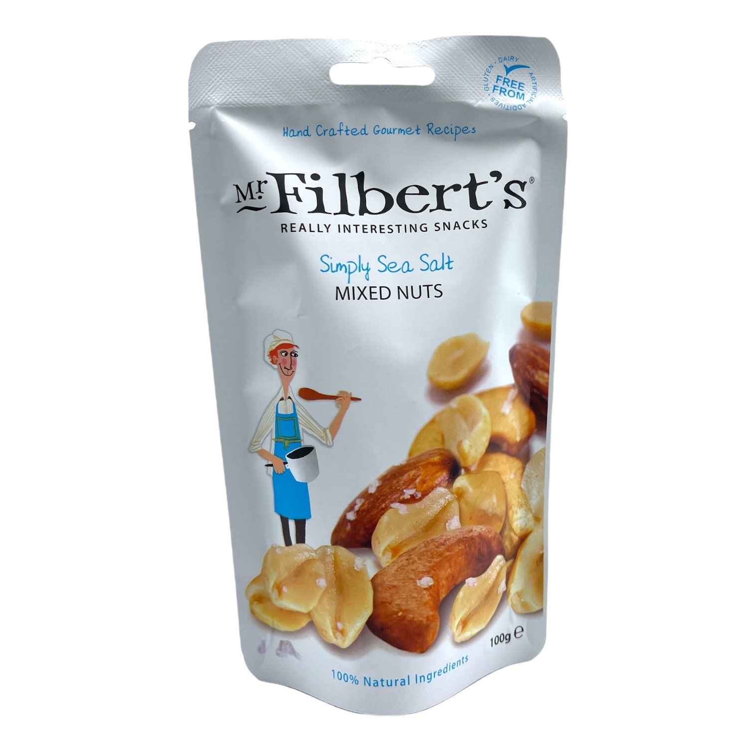MR FILBERT'S Simply Sea Salt Mixed Nuts 100g Bag Image