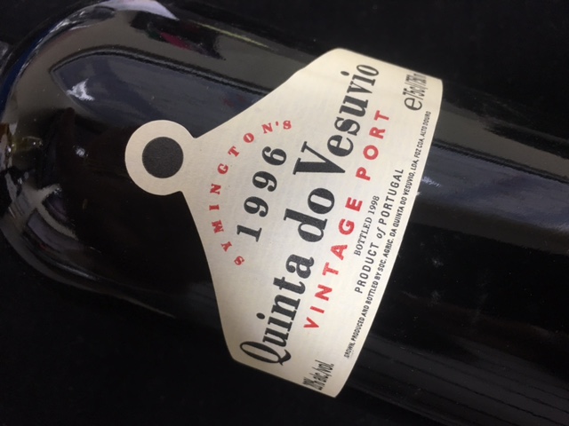 1996 QUINTA DO VESUVIO Vintage Port Bottle - NO DISCOUNT Image