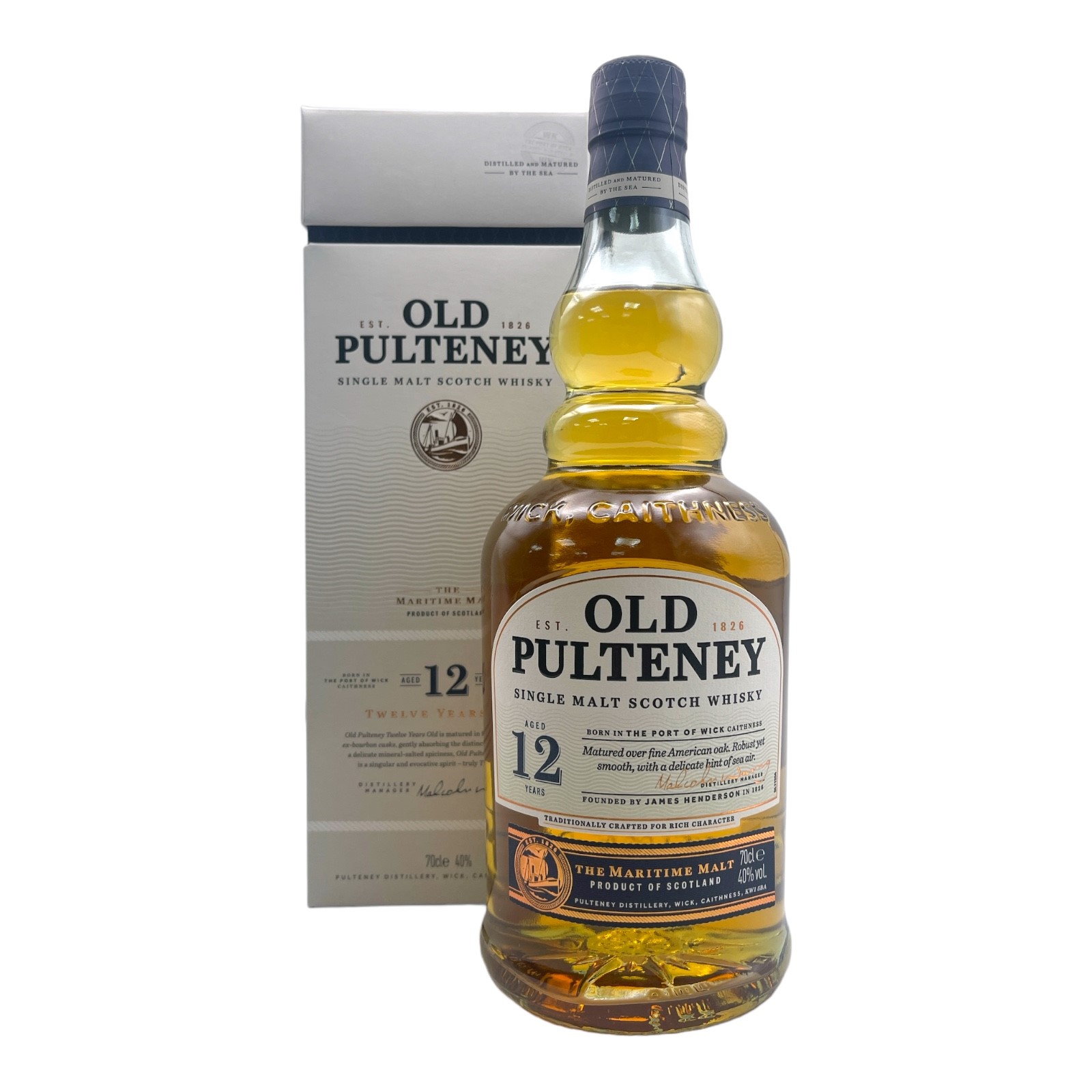 OLD PULTENEY 12 Year Old Northern Highland Malt Whisky Bottle (70cl) 40%abv (los) Image