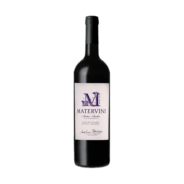 MATERVINI Malbec 'Antes Andes' - Valle de Canota, Las Heras, Mendoza 2017 Bottle 14.5%abv - VGN (los) Image
