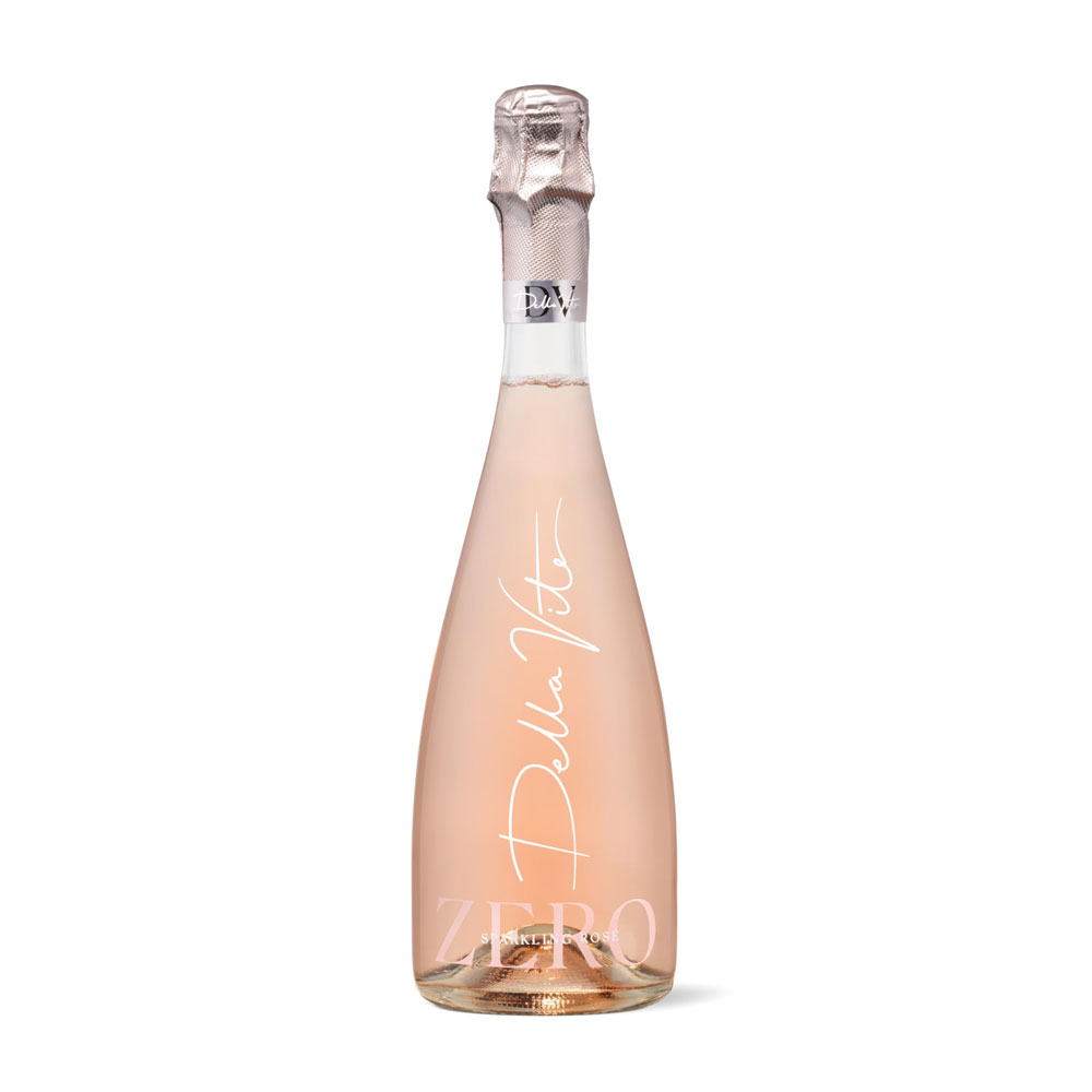 DELLA VITE Zero Alcohol-Free Sparkling Rose NV Bottle 0.5%abv Image