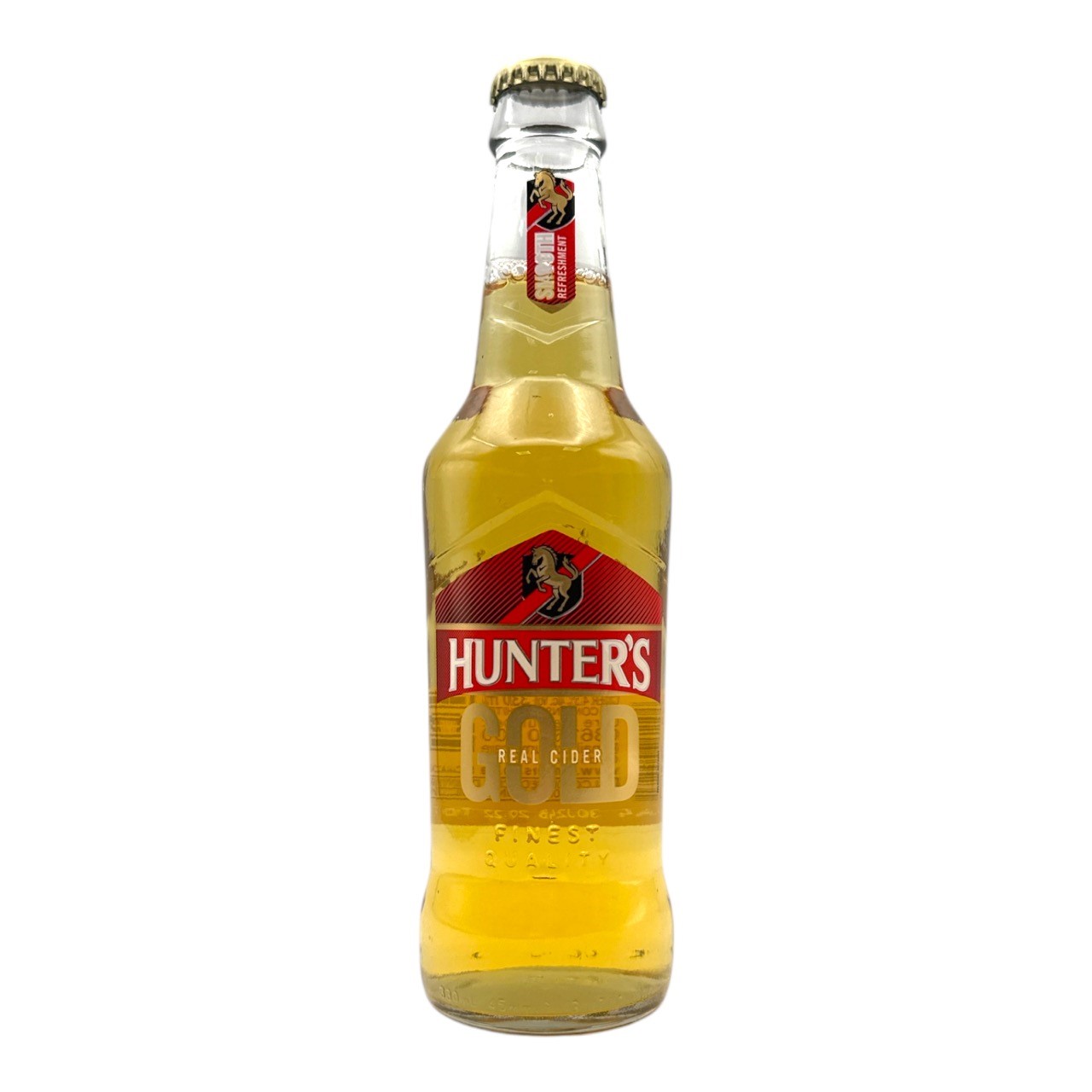 HUNTERS Gold Dry Cider from South Africa Bottle (330ml) 4.5%abv - SINGLE bbe 09/25 (los) Image