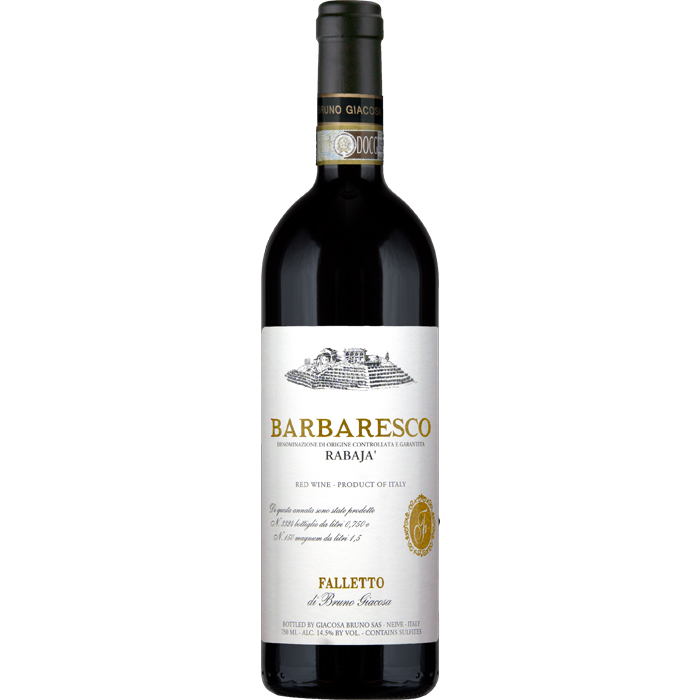BRUNO GIACOSA Barbaresco 'Falletto' - DOCG Rabaja, Piedmont 2019 Bottle - NO DISCOUNT Image