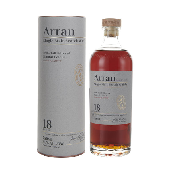 ARRAN 18 Year Old Limited Release Isle of Arran Single Malt Scotch Whisky Bottle (70cl) 46%abv - NO DISCOUNT Image