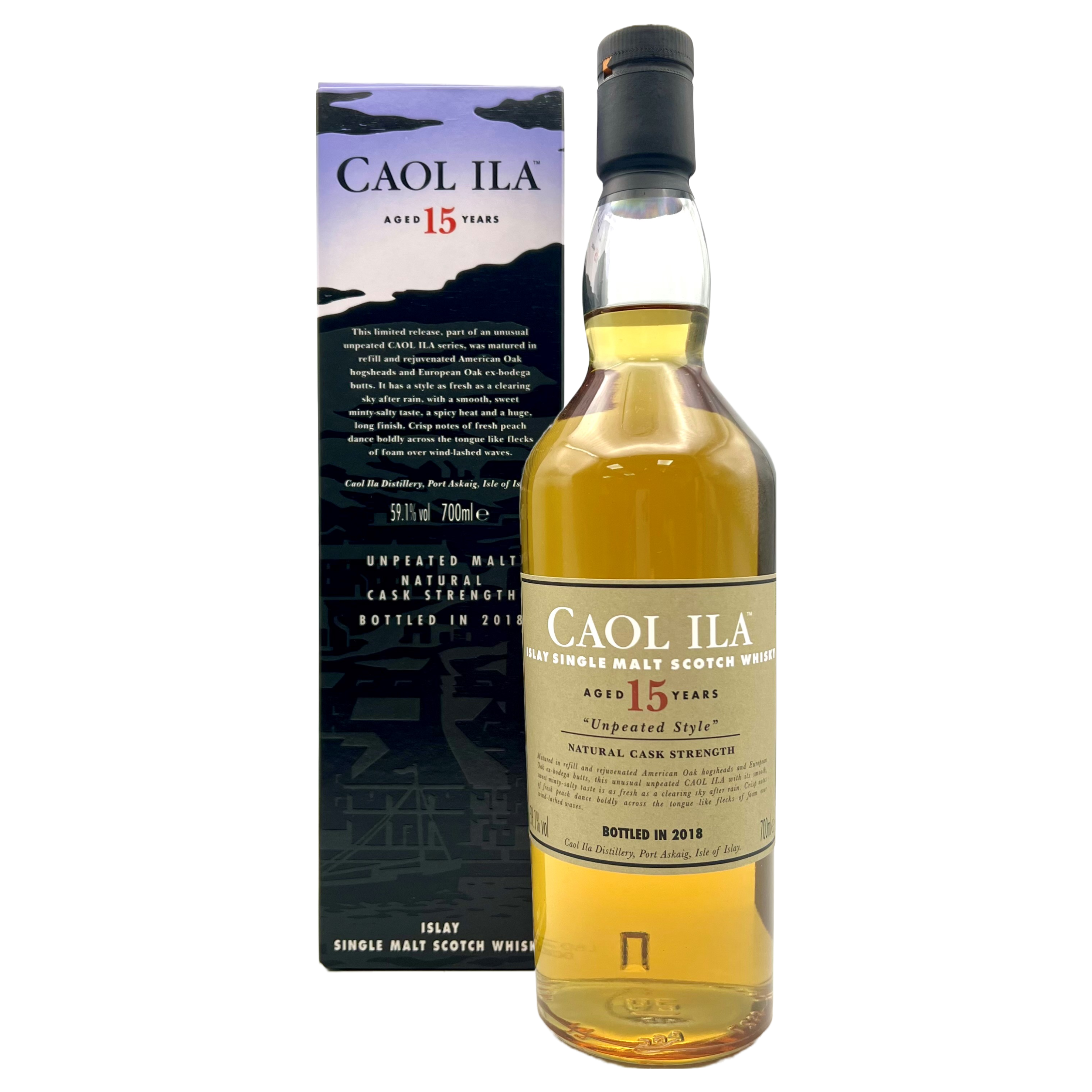 CAOL ILA 15 Year Old 'Unpeated Style' Special Releases 2018 Islay Single Malt Whisky Bottle (70cl) 59.1%abv - NO DISCOUNT Image