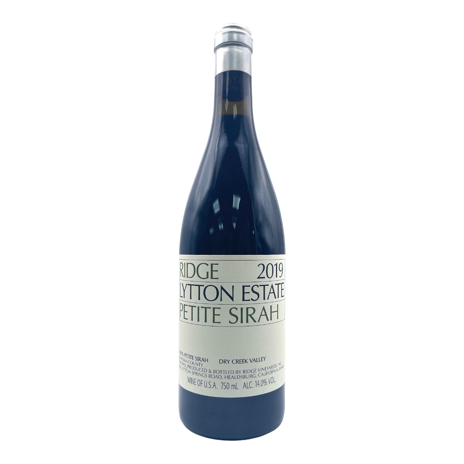 RIDGE Lytton Estate Petite Sirah, Dry Creek Valley 2019/20 Bottle 14%  Image