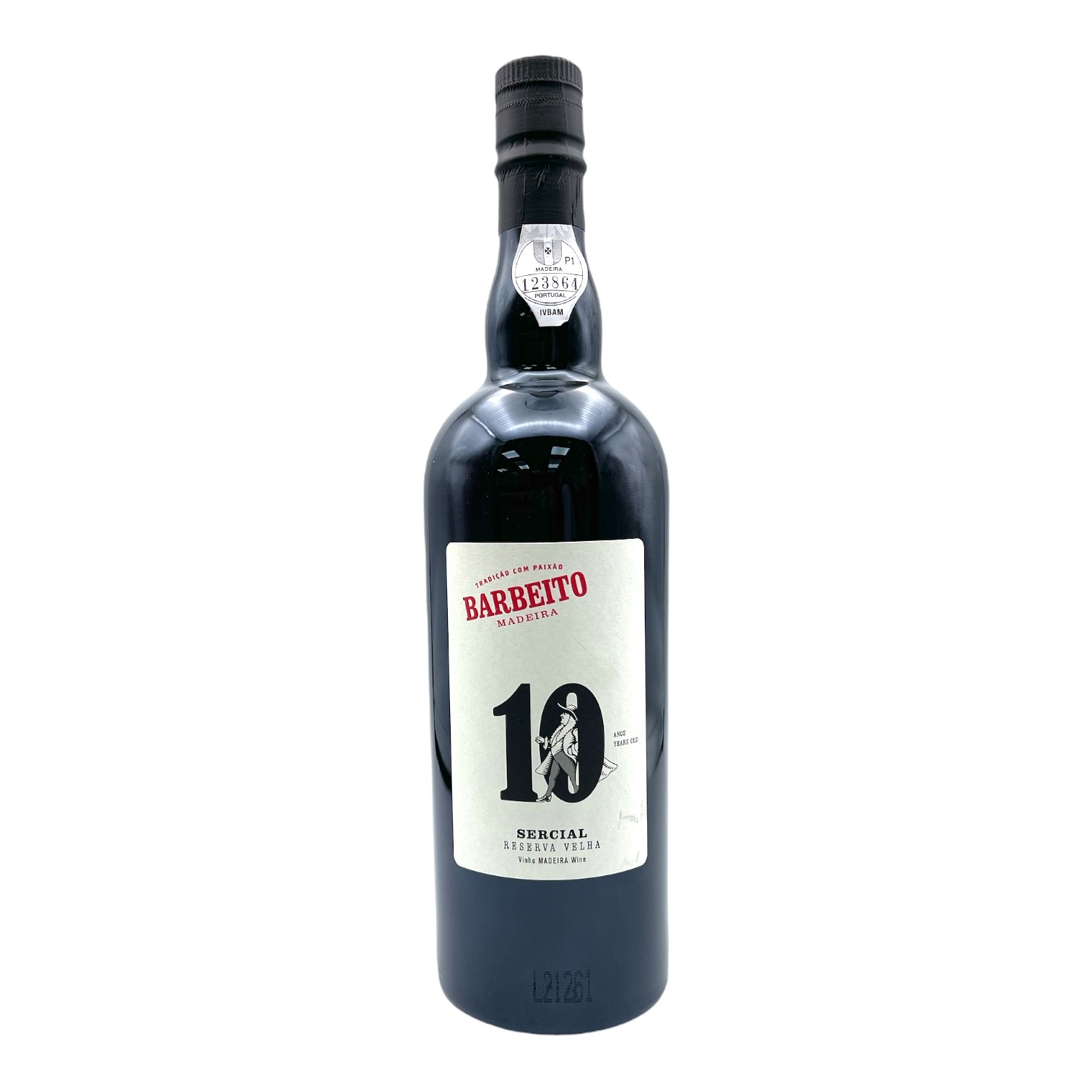 BARBEITO Madeira Sercial Old Reserve 10 Year Old Reserva Velha NV Bottle (Medium Dry) Image