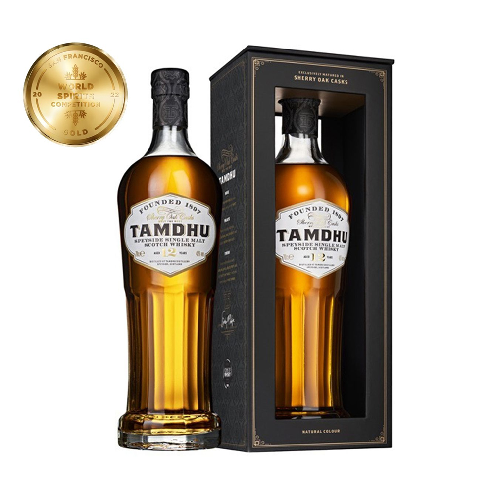 TAMDHU 12 Year Old Speyside Single Malt Whisky Bottle (70cl) 43%abv Image