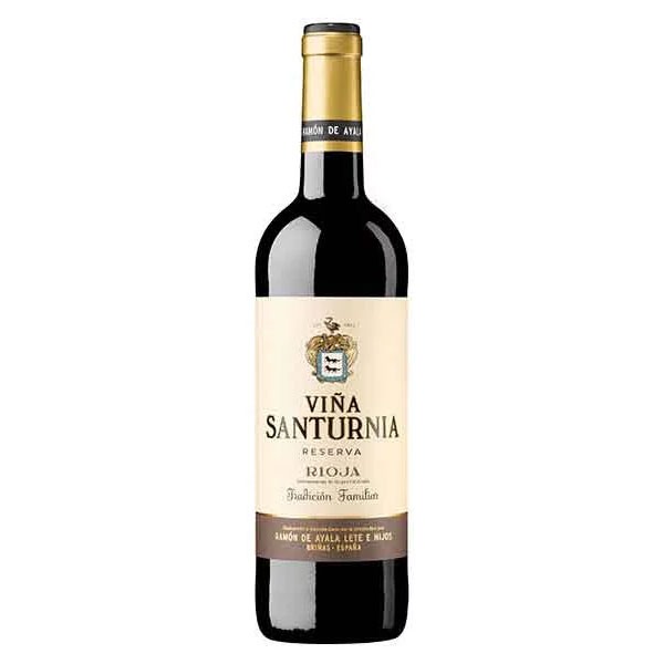 BODEGAS DE AYALA Rioja Reserva 'Vina Santurnia' - Ebro River Valley 2018/19 Bottle Image