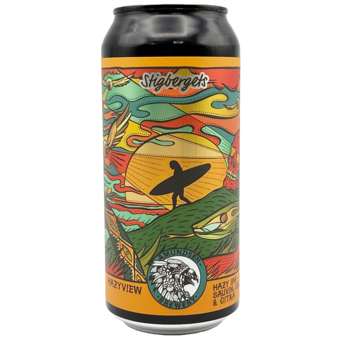 AMUNDSEN 'Hazyview' Hazy IPA - Nelson Sauvin, Galaxy & Citra CAN (440ml) 7.2% bbe02/26 SOLD OUT Image