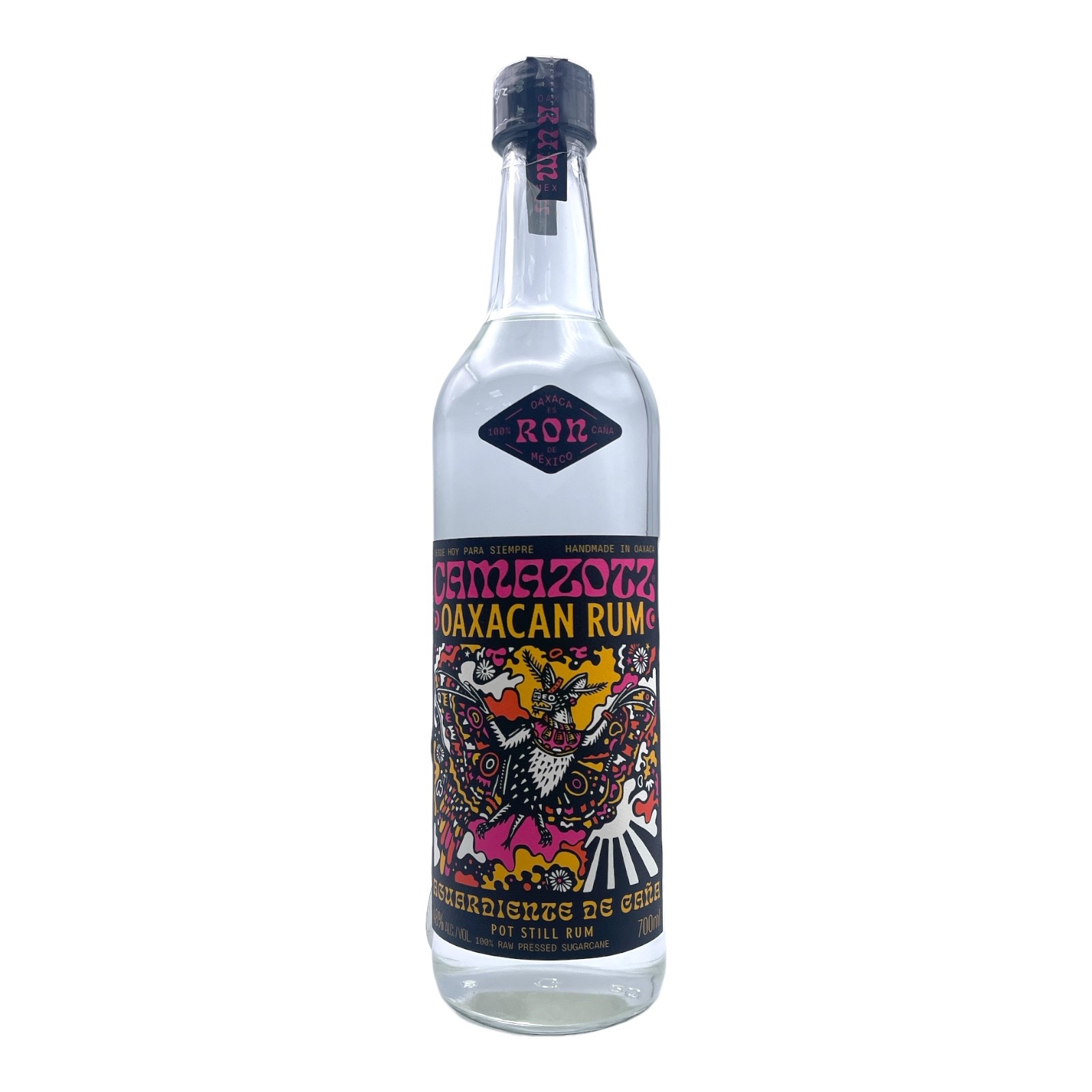 CAMAZOTZ 'Oaxacan' Sugar Cane Rum (Aguardiente de Cana) Bottle (70cl) 48%abv (los) Image