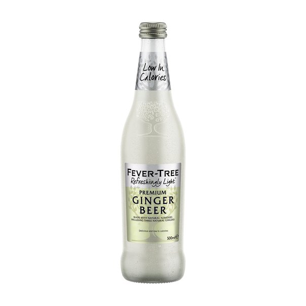 FEVER TREE Sparkling Ginger Beer Bottle (500ml) GF/DF/VEG/VGN - SINGLE Image