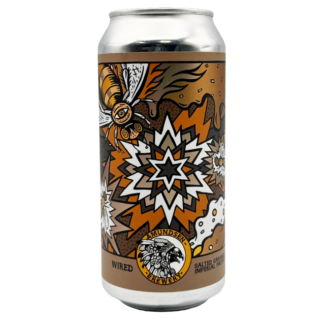 AMUNDSEN 'Wired' Salted Caramel Flat White Imperial Pastry Stout CAN (440ml) 11.5% bbe03/26 Image