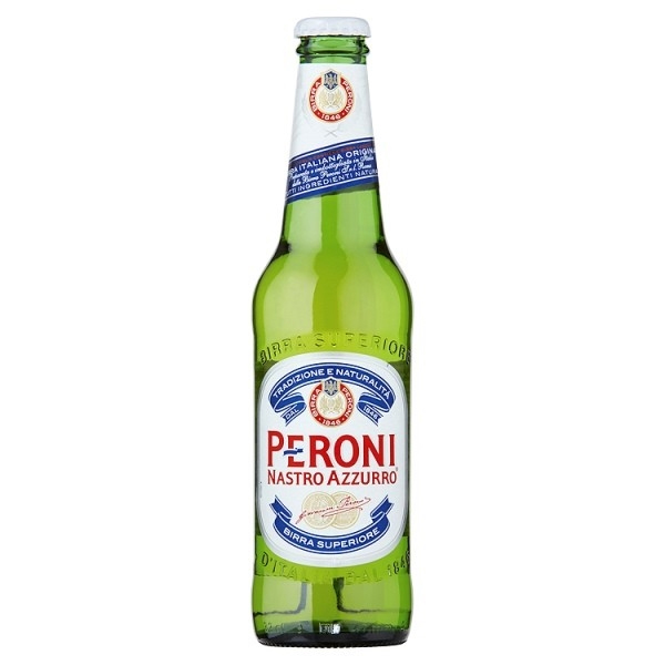 NASTRO AZZURRO Peroni Italian Lager 5.1%abv CASE x 24 Bottles (330ml) bbe05/26 Image