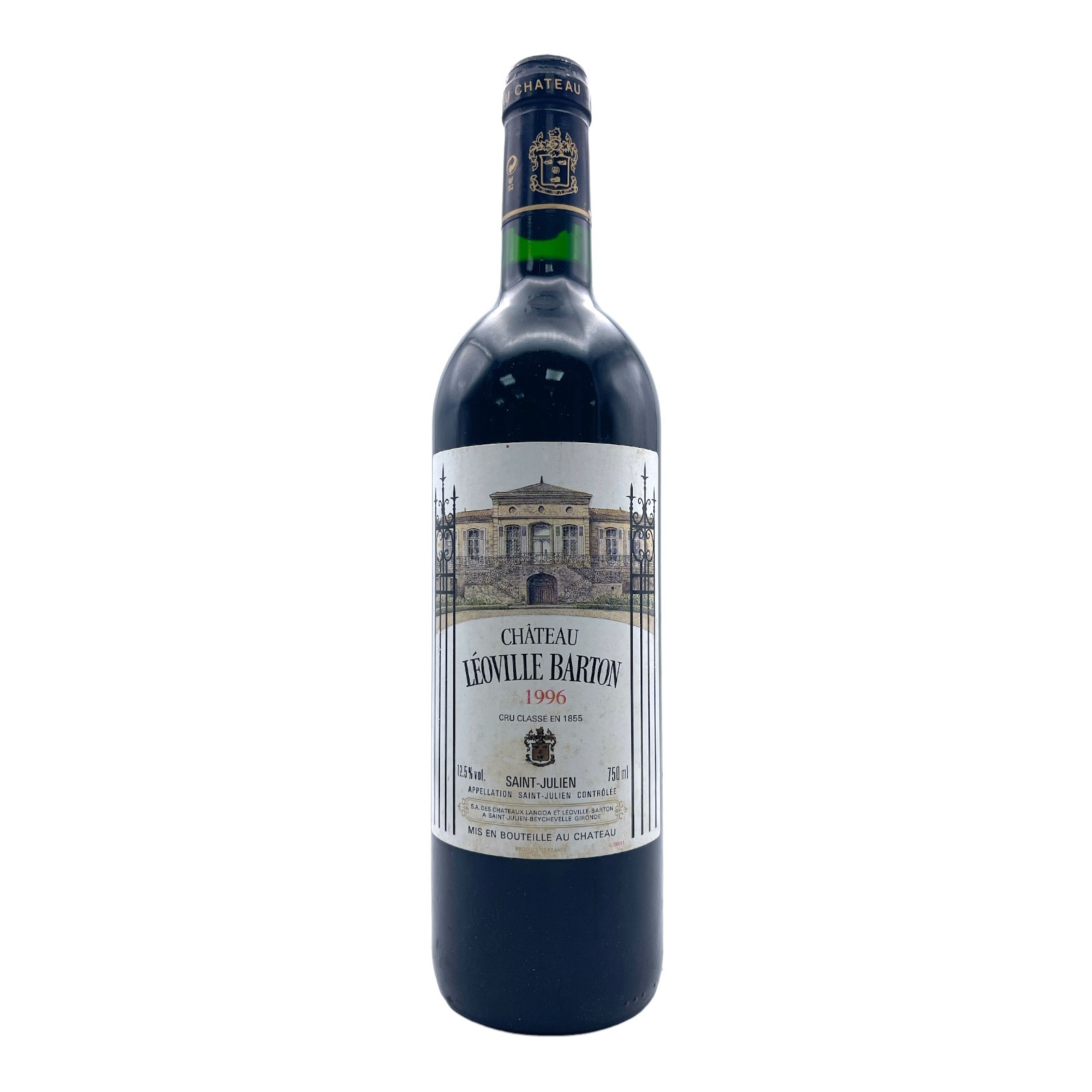 CHATEAU LEOVILLE BARTON 2eme Grand Cru Classe Saint-Julien 1996 Bottle NO DISCOUNT Image