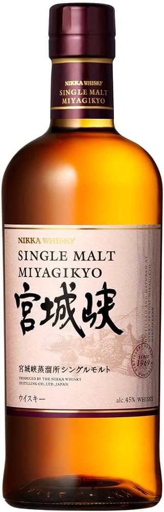 NIKKA 'Miyagikyo' Single Malt Japanese Whisky Bottle (70cl) 45%abv Image