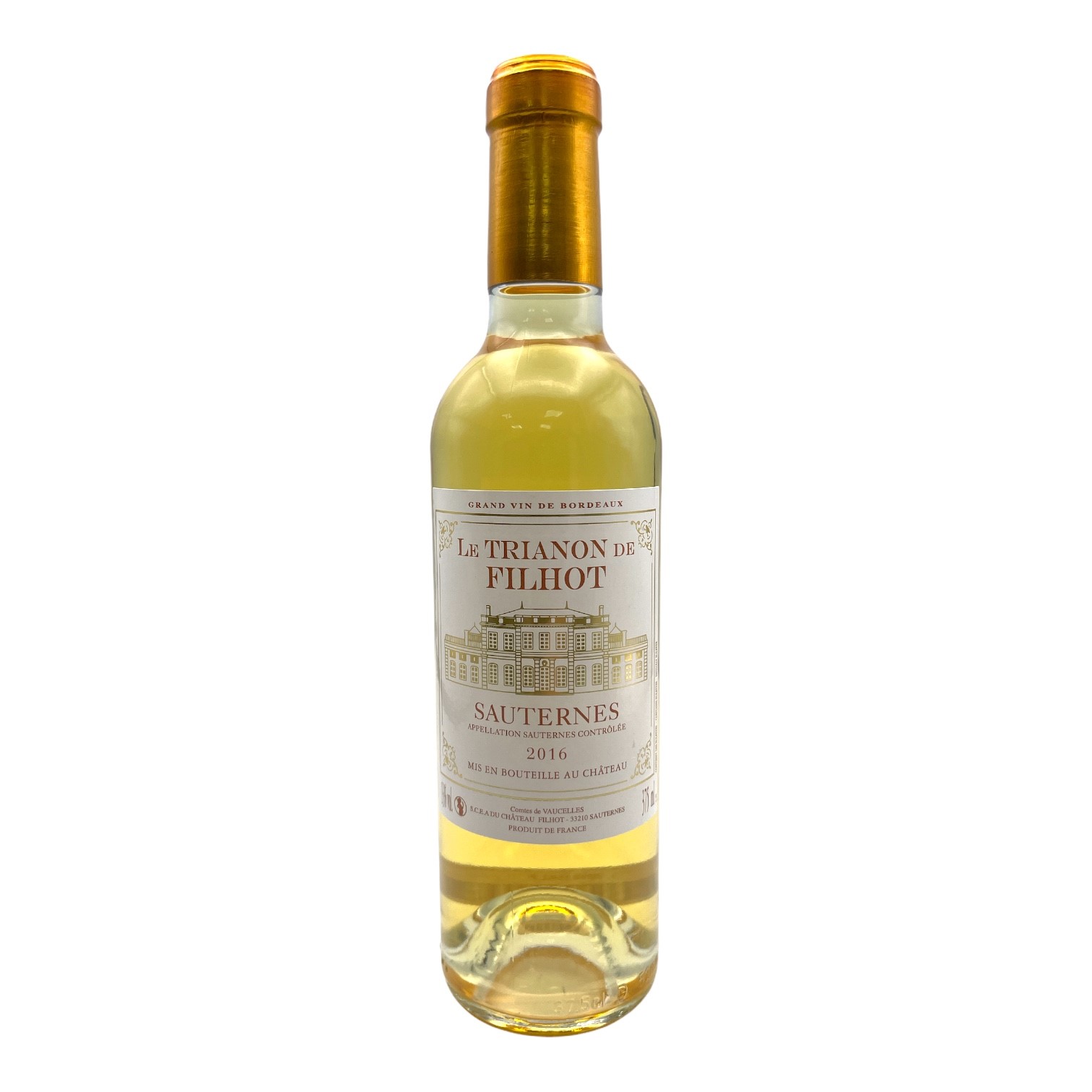 LE TRIANON DE FILHOT 2nd wine of Ch. Filhot, Sauternes 2016 HALF Image