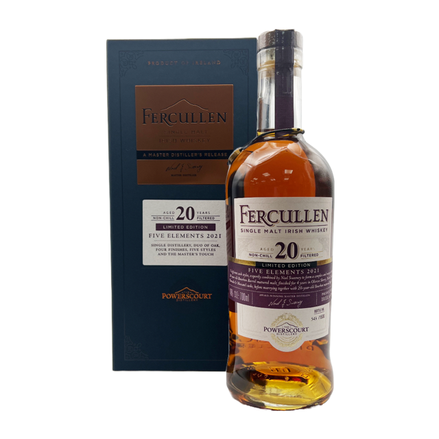 FERCULLEN 20 Year Old 5 Elements Limited Release Bottle (70cl) 46%abv - NO DISCOUNT Image