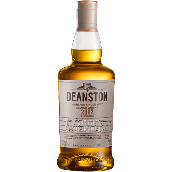 DEANSTON 2002 Organic American Oak Highland Single Malt Scotch Bottle (70cl) 49.7%abv ORG - NO DISCOUNT (los) Image