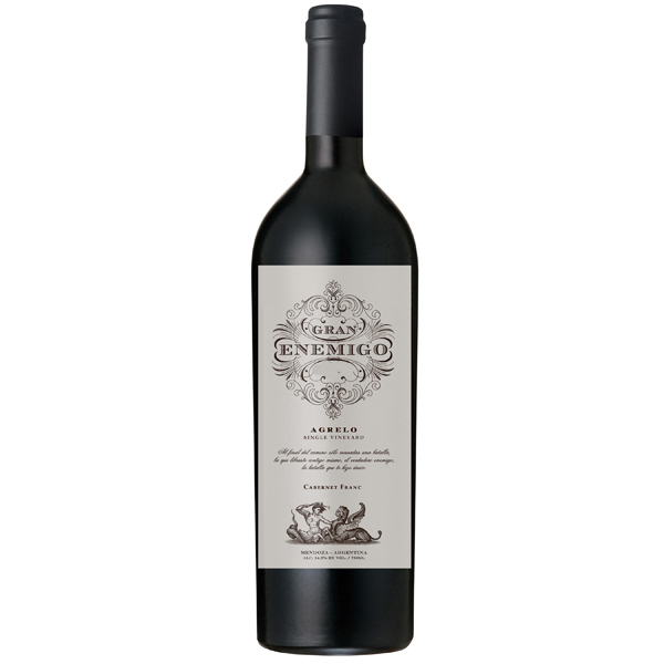 BODEGA ALEANNA Agrelo Single Vineyard Cabernet Franc 'Gran Enemigo' Lujan de Cujo, Mendoza 2016 Bottle Image