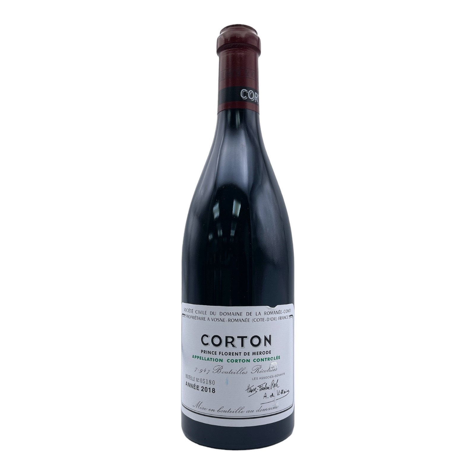 DOMAINE DE LA ROMANEE-CONTI Corton Grand Cru 2018 Bottle Image
