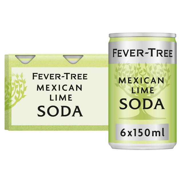FEVER TREE Mexican Lime Soda PACK x 6 Cans (150ml) Image