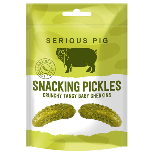 SERIOUS PIG Snacking Pickles 40g Bag Image