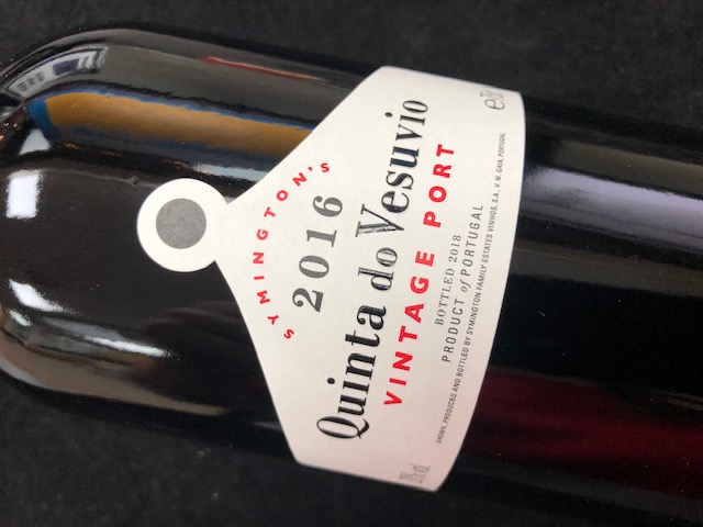 2016 QUINTA DO VESUVIO Single Quinta Vintage Port Bottle - NO DISCOUNT Image