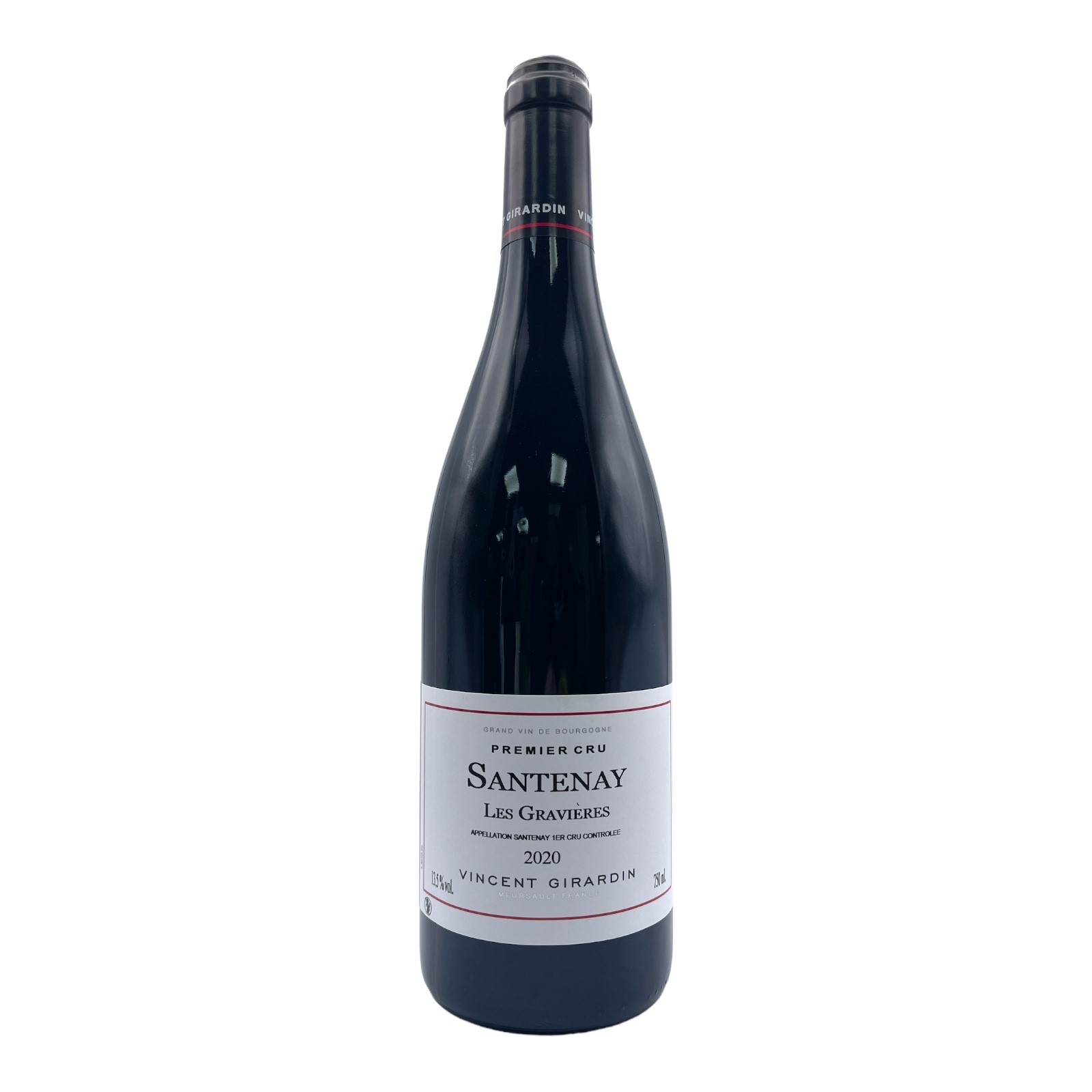 VINCENT GIRARDIN Santenay Rouge 1er Cru Les Gravieres 2020 Bottle SOLD OUT Image