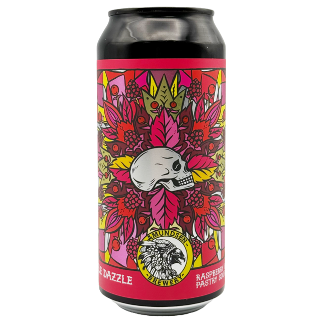AMUNDSEN 'Razzle Dazzle' Raspberry & Mango Pastry Sour CAN (440ml) 6.5% bbe01/28 Image