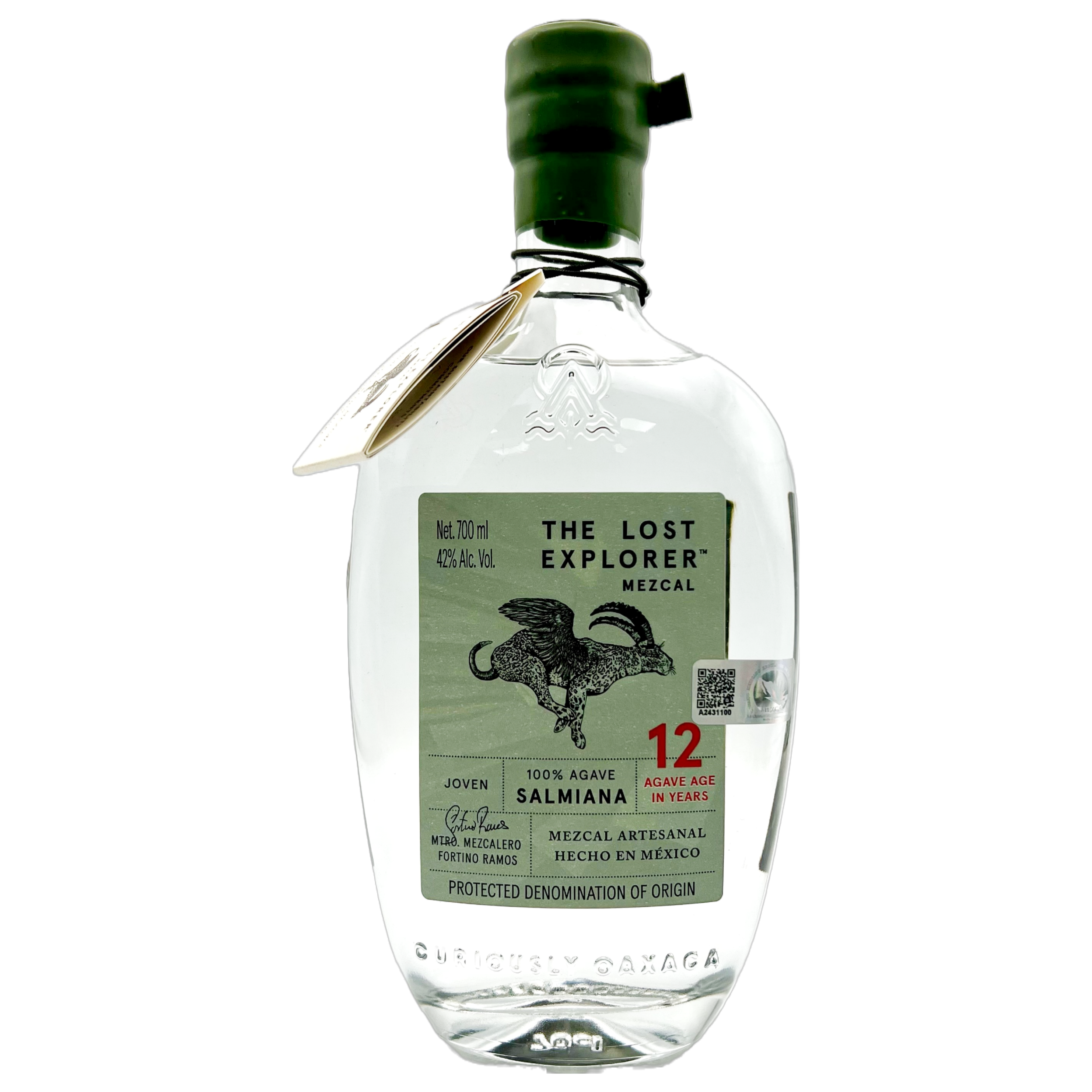 THE LOST EXPLORER Mezcal Salmiana Joven Artesanal - Oaxaca, Mexico Bottle (70cl) 42%abv ADF - NO DISCOUNT (los) Image