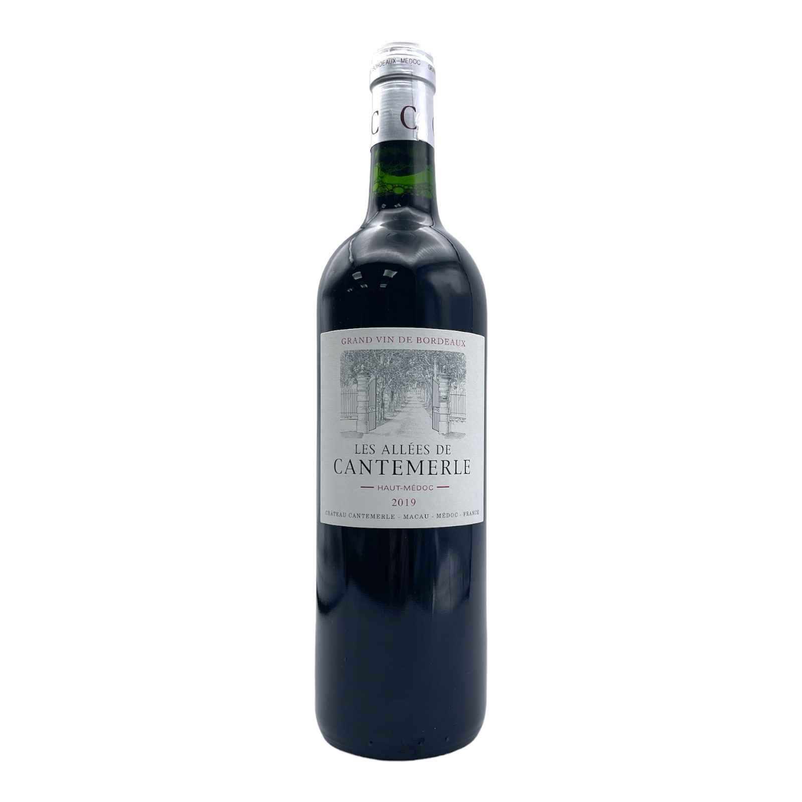 LES ALLEES DE CANTEMERLE 2nd wine of Chateau Cantemerle - Haut-Medoc 2019 Bottle Image