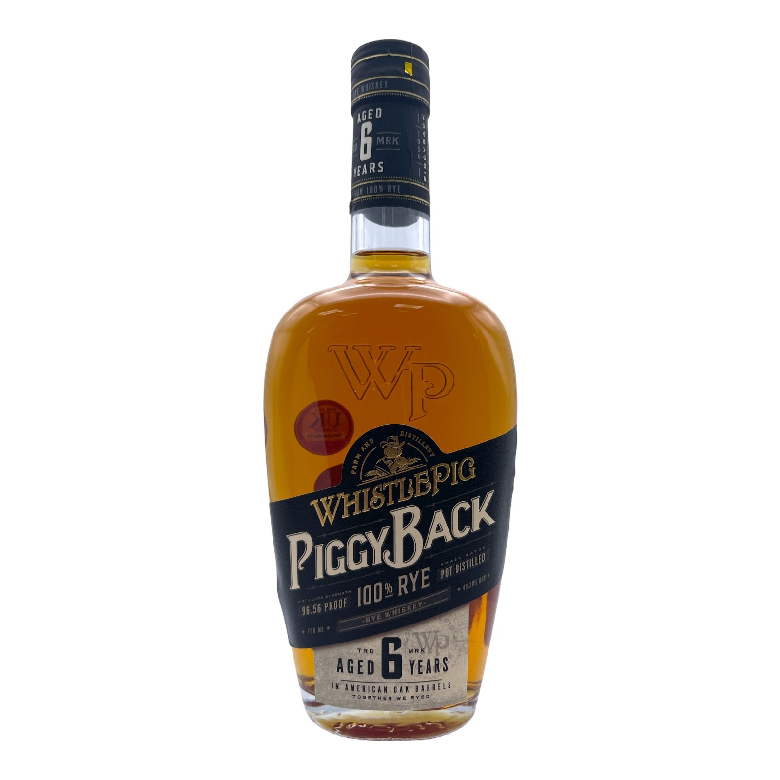 WHISTLEPIG 6 Year Old 'PiggyBack' 100% Pot Distilled Rye Whiskey Bottle (70cl) 48.3%abv Image