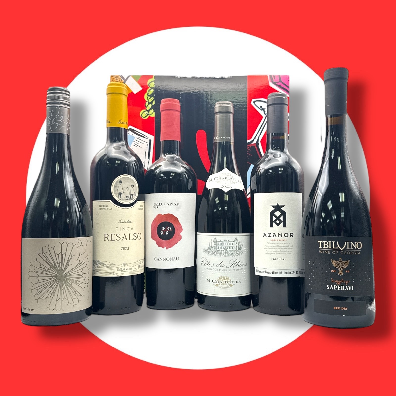 6 BIGGER-STYLE RED WINES No.03 CARTON x 6 Bottles Image