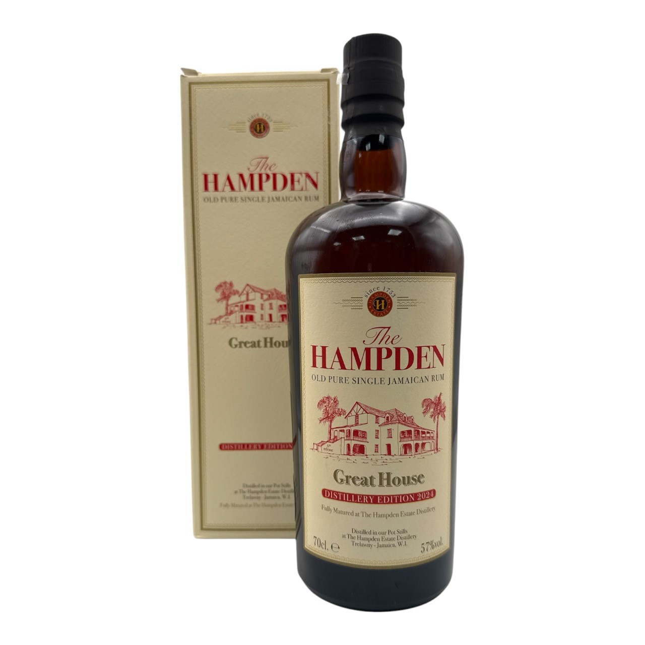 HAMPDEN ESTATE 'Great House' Distillery Edition 2024 Old Pure Single Jamaican Rum Bottle (70cl) 57%abv - NO DISCOUNT Image
