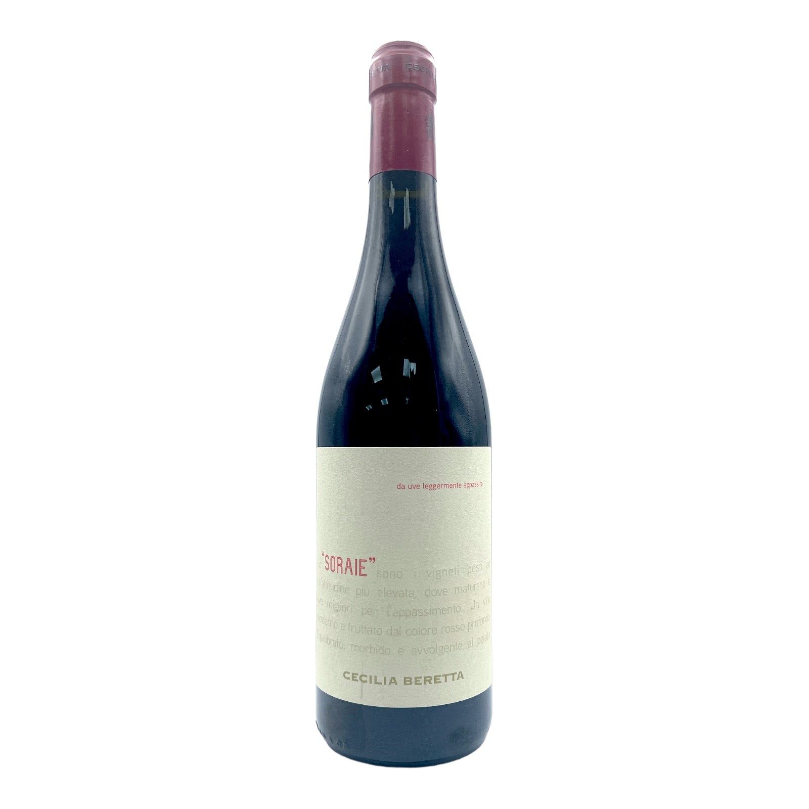 CECILIA BERETTA Soraie - IGT Veneto 2020/21 Bottle 14%abv VGN (Corvina) SOLD OUT Image