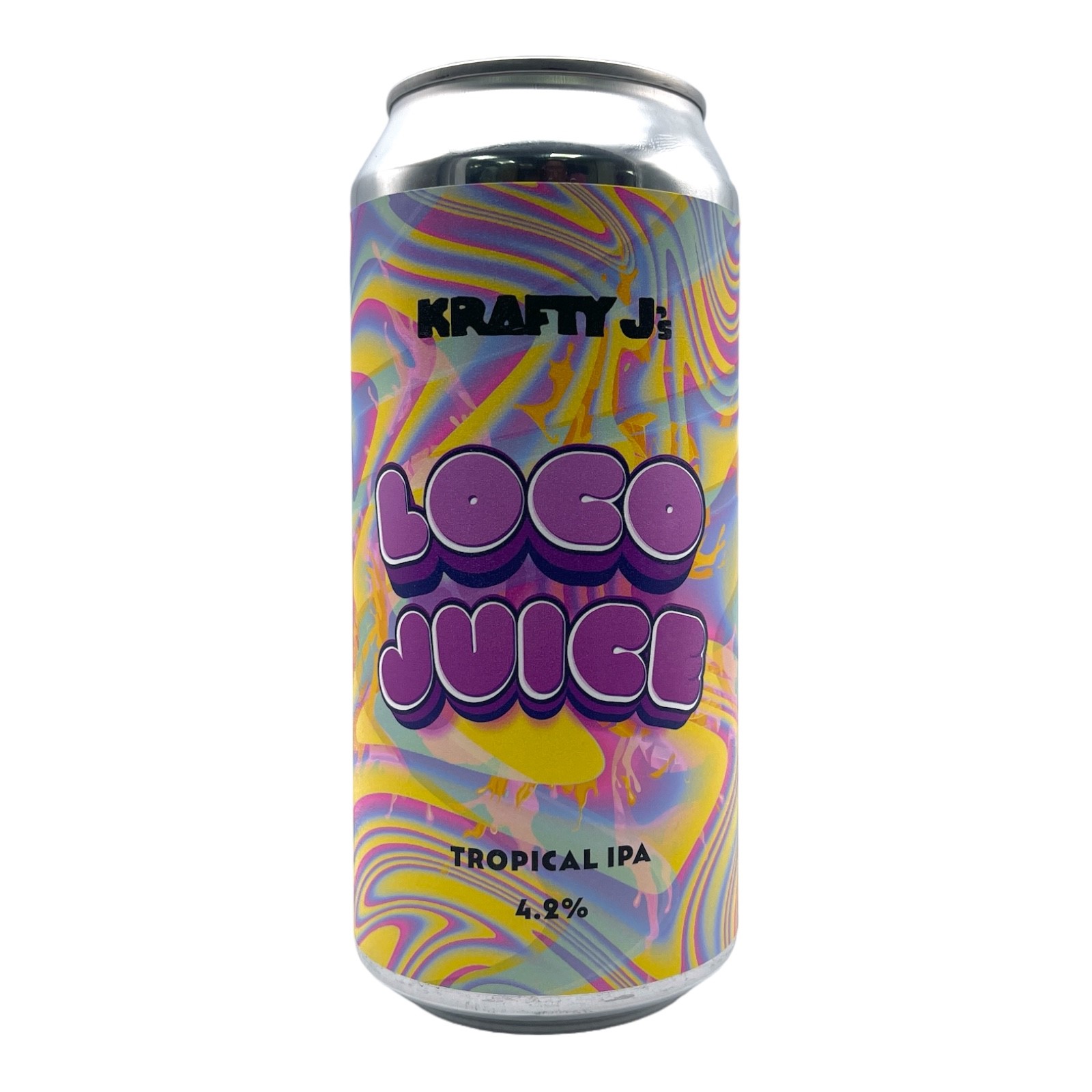 KRAFTY Js Loco Juice Tropical IPA CAN (440ml) 4.2%abv - SINGLE bbe07/25 Image
