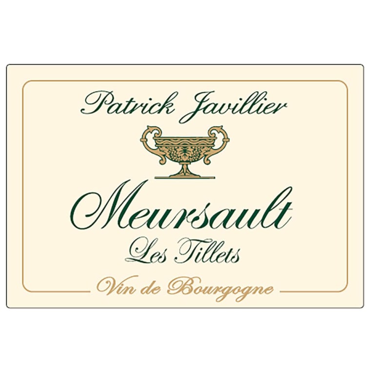 PATRICK JAVILLIER Meursault 1er Cru 'Les Tillets' 2023 CARTON x 6 Bottles - PRE-RELEASE Image