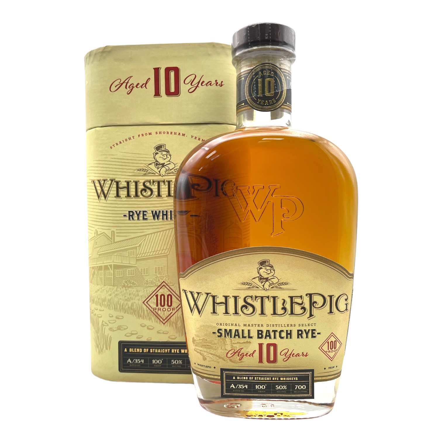 WHISTLEPIG FARM 10 Year Small Batch Straight Rye Whiskey Bottle (70cl) 50%abv - NO DISCOUNT Image