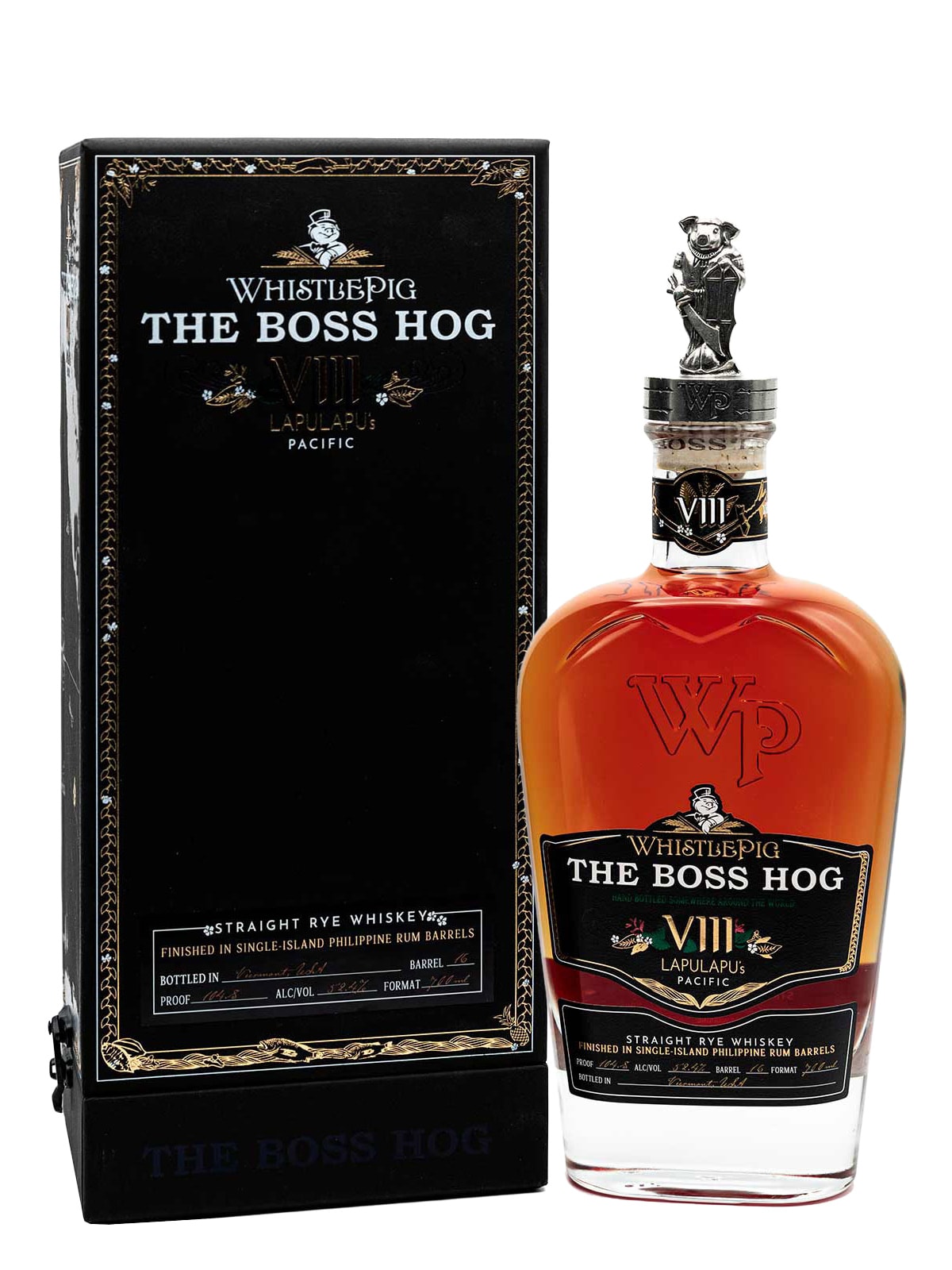 WHISTLEPIG The Boss Hog 'VIII LapuLapu's Pacific' Straight Rye Whiskey Bottle (70cl) 52.4%abv - NO DISCOUNT (los) Image