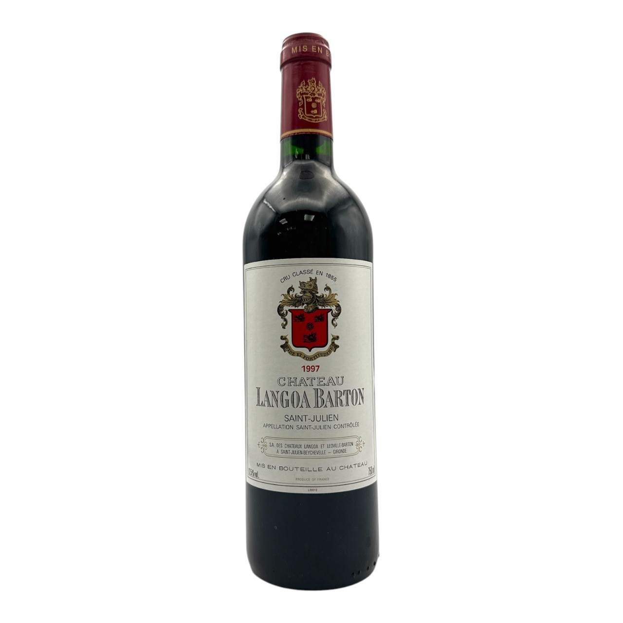 CHATEAU LANGOA BARTON 3eme Grand Cru Classe, Saint-Julien 1997 Bottle (los) - NO DISCOUNT Image