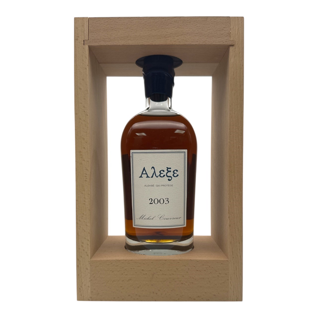 MICHEL COUVREUR 2003 Aleske Qui Protege Single Malt Whisky Bottle (50cl) 45.38%abv - NO DISCOUNT Image