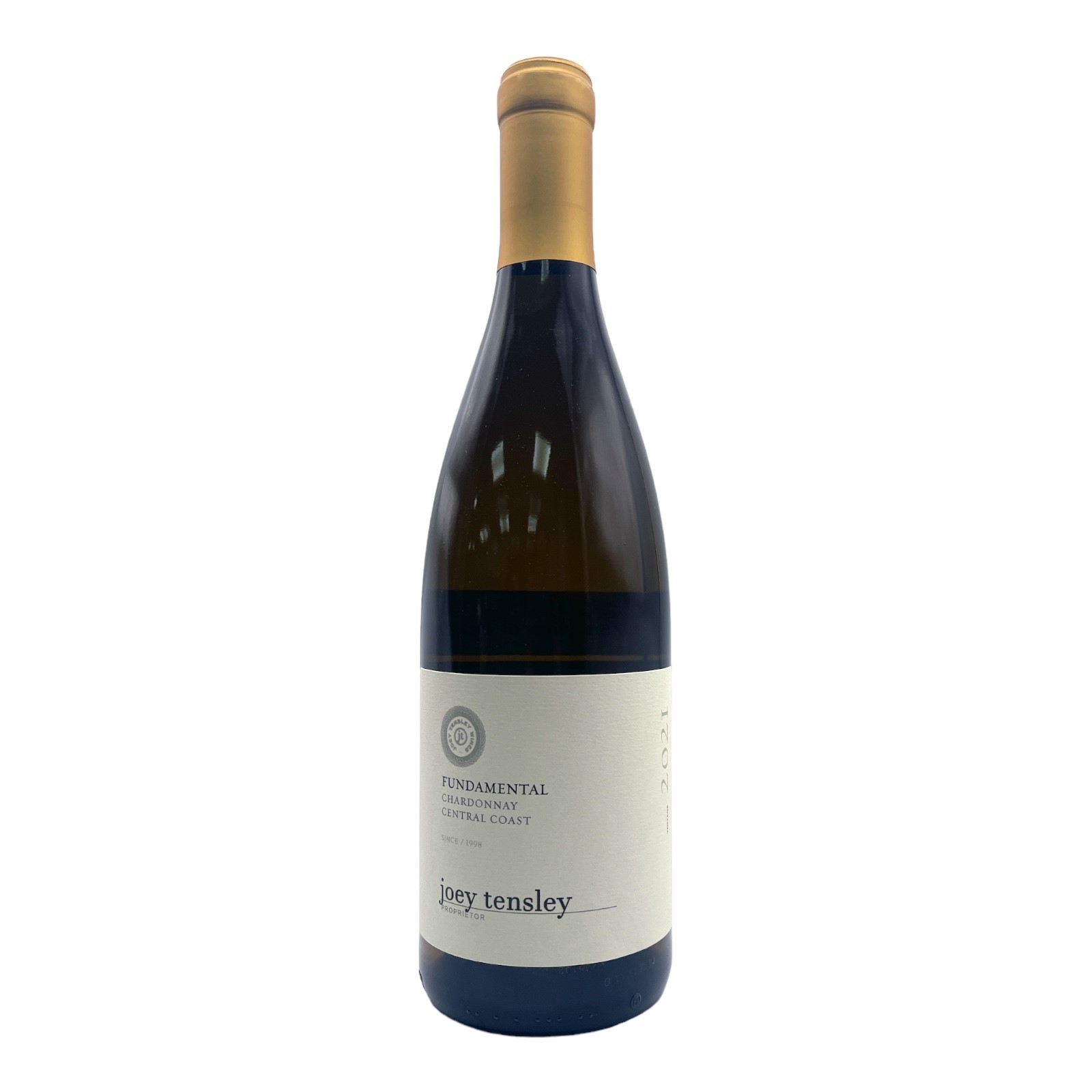 JOEY TENSLEY 'Fundamental' Chardonnay - Central Coast, California 2022 Bottle Image