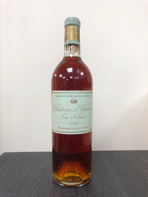 CHATEAU D'YQUEM Sauternes 1949 Bottle 02 (High Shoulder/No Wrapper) - NO DISCOUNT Image